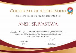  Ansh Srivastava-STEM Question of the Day