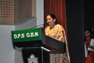 Vimla Batham at DPS GBN